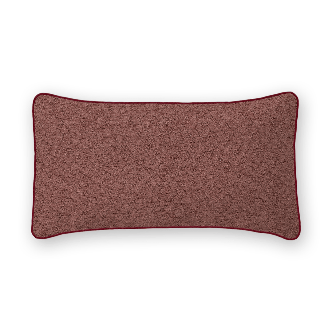 Solid Boucle Lumbar Pillow