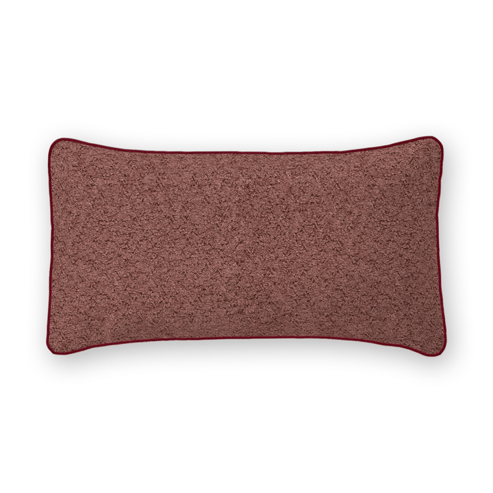 Solid Boucle Lumbar Pillow