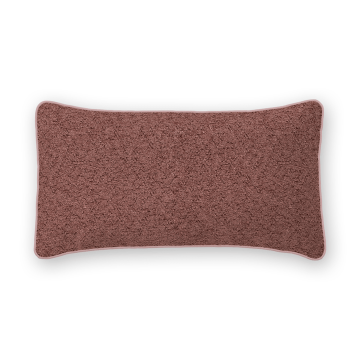 Solid Boucle Lumbar Pillow