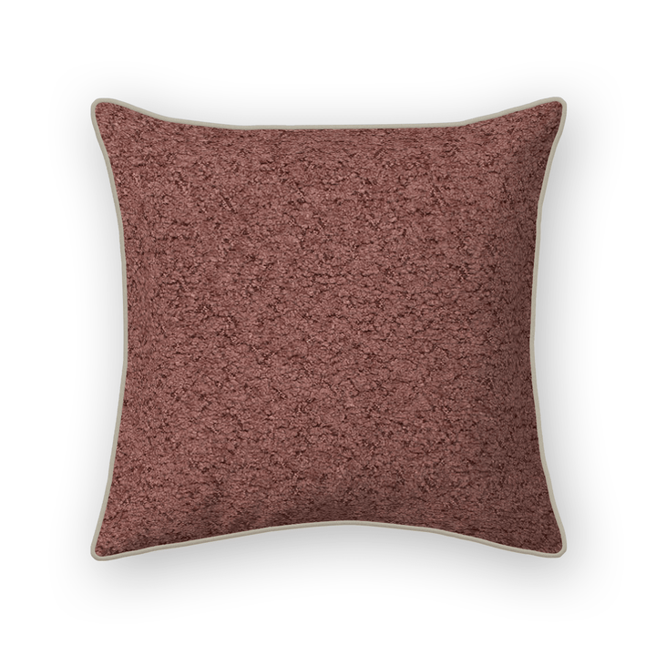 Solid Boucle Throw Pillow
