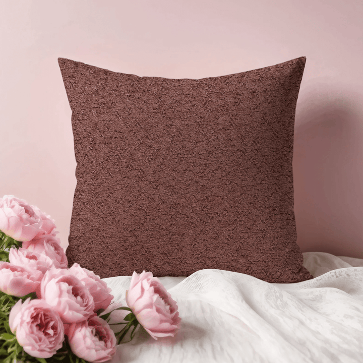Solid Boucle Throw Pillow