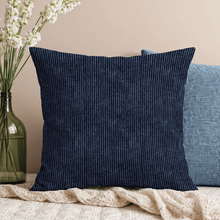 Solid Corduroy Throw Pillow