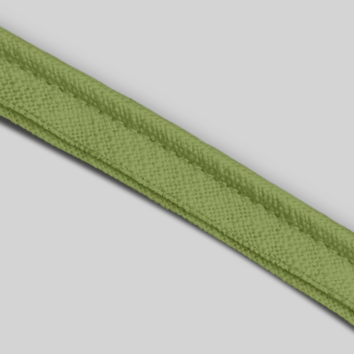 Solid Cotton Blend Welt Sample in Green