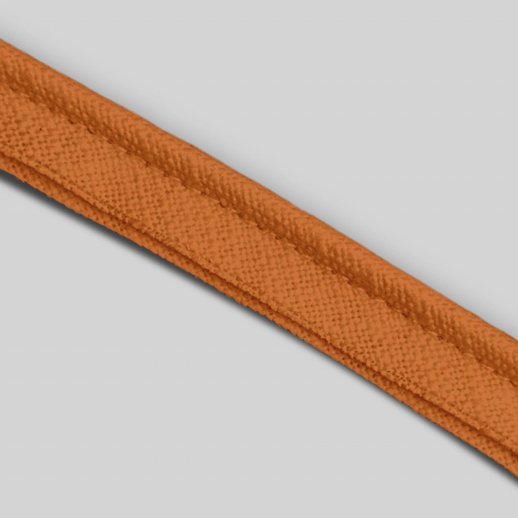 Solid Cotton Blend Welt Sample in Orange