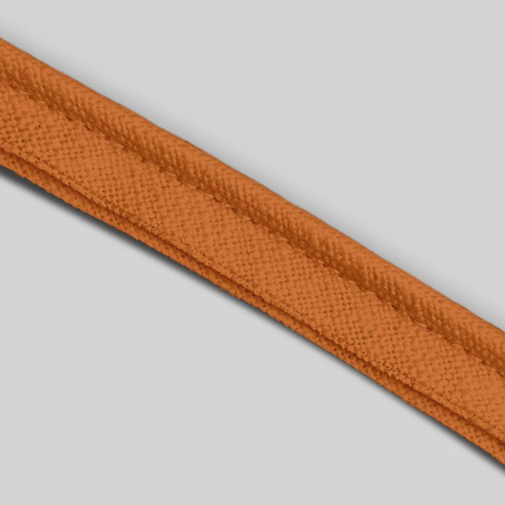 Solid Cotton Blend Welt Sample in Orange