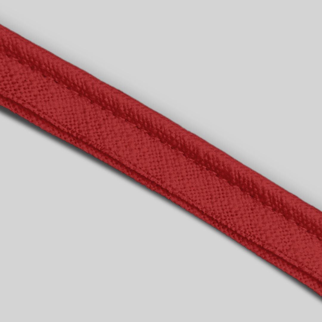 Solid Cotton Blend Welt Sample in Red