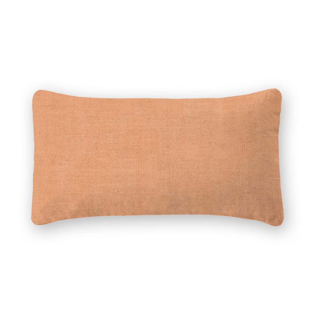 Solid Linen Lumbar Pillow
