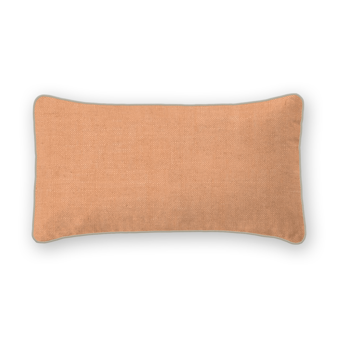 Solid Linen Lumbar Pillow
