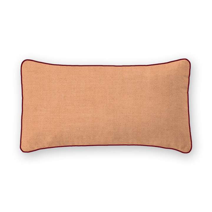 Solid Linen Lumbar Pillow