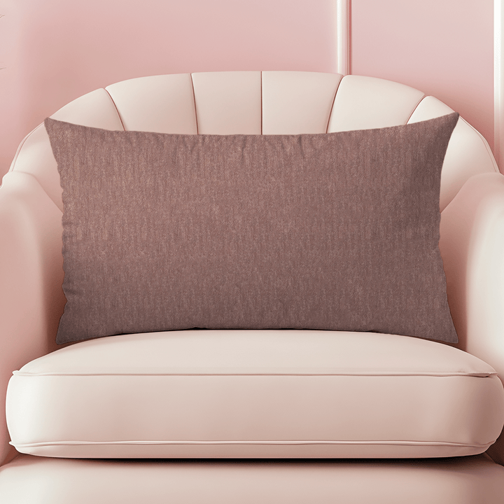 Solid Mohair Lumbar Pillow