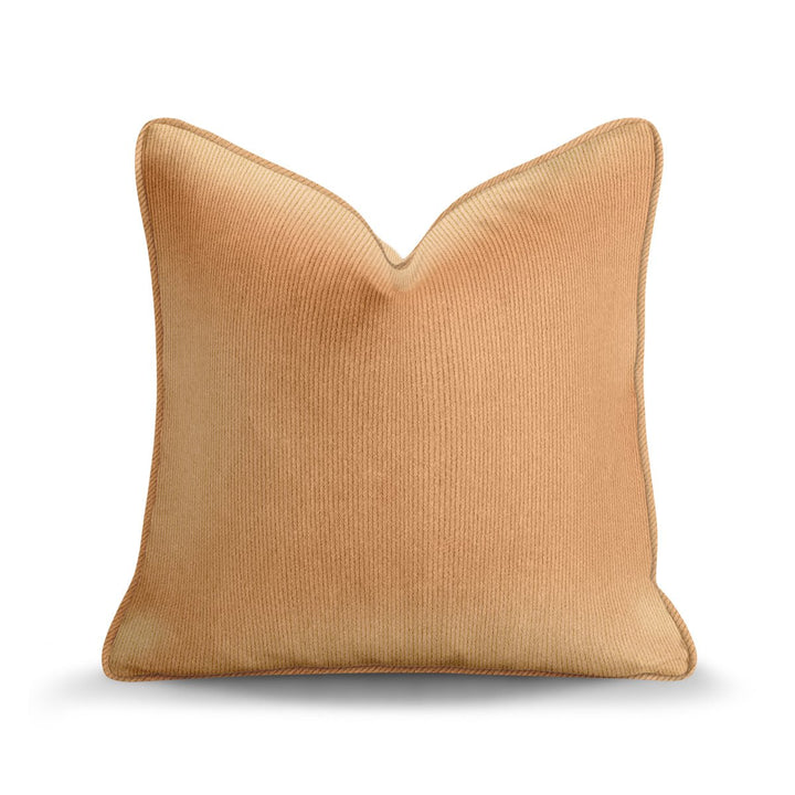 Solid Plain Corduroy Throw Pillow - Regale Alba