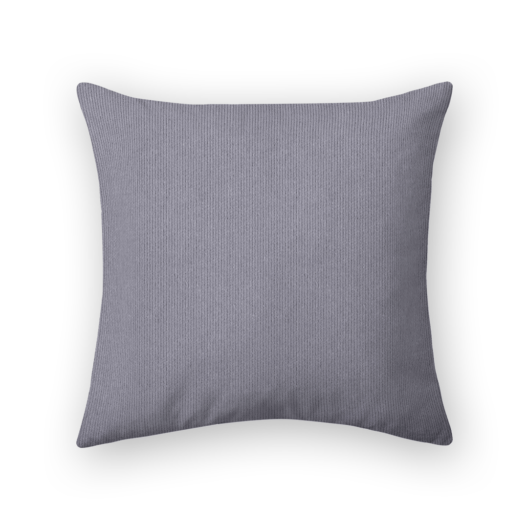 Solid Plain Corduroy Throw Pillow - Regale Celeste