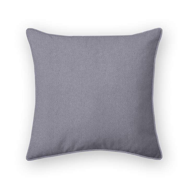 Solid Plain Corduroy Throw Pillow - Regale Celeste