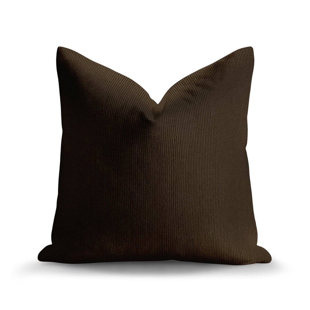 Solid Plain Corduroy Throw Pillow - Regale Daphne