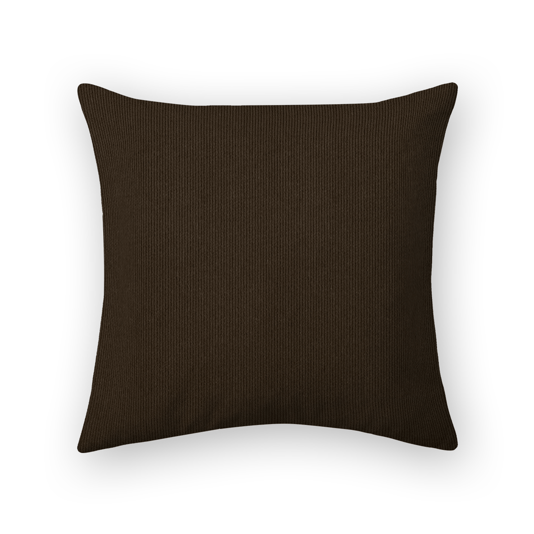Solid Plain Corduroy Throw Pillow - Regale Daphne