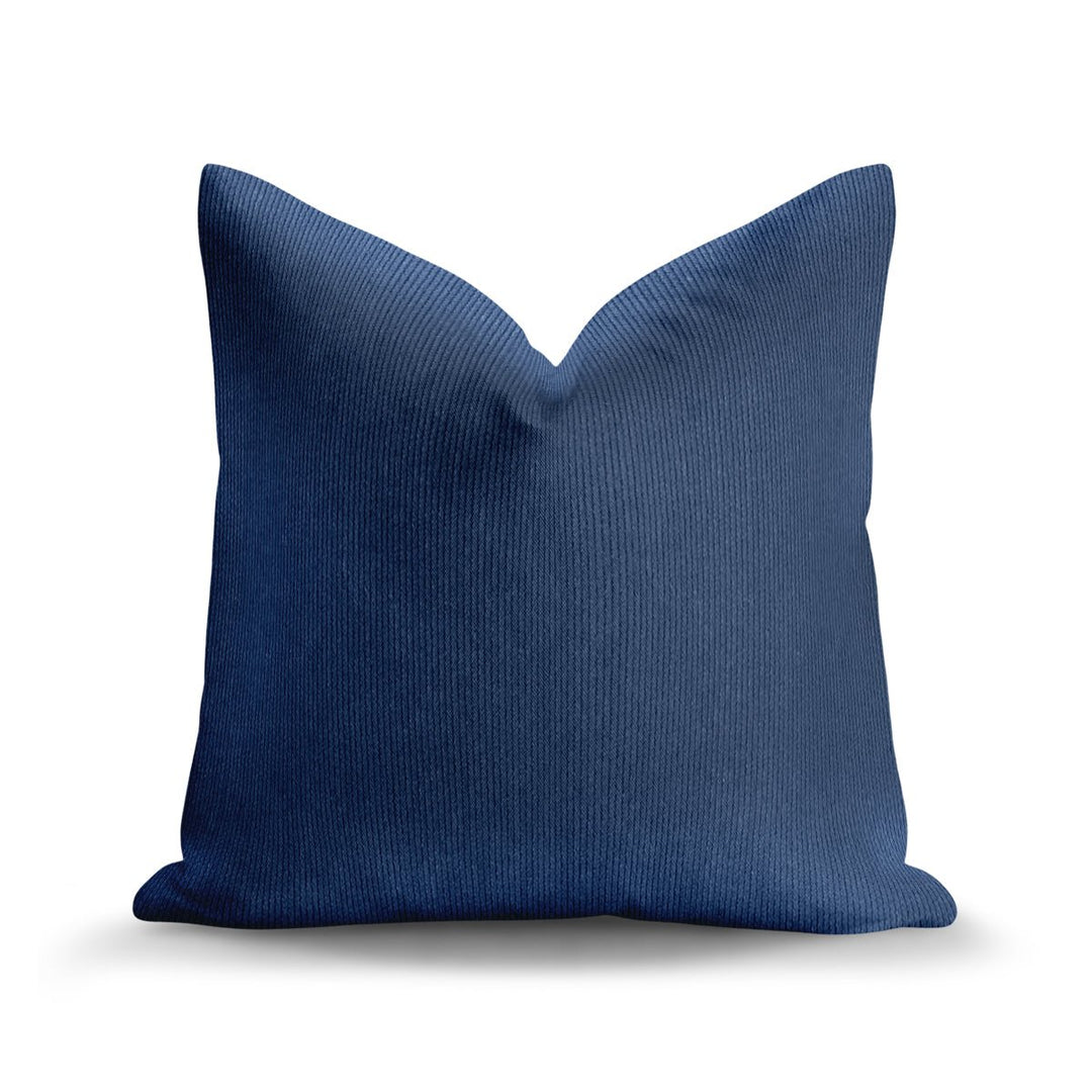 Solid Plain Corduroy Throw Pillow - Regale Nube