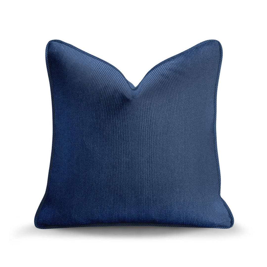 Solid Plain Corduroy Throw Pillow - Regale Nube