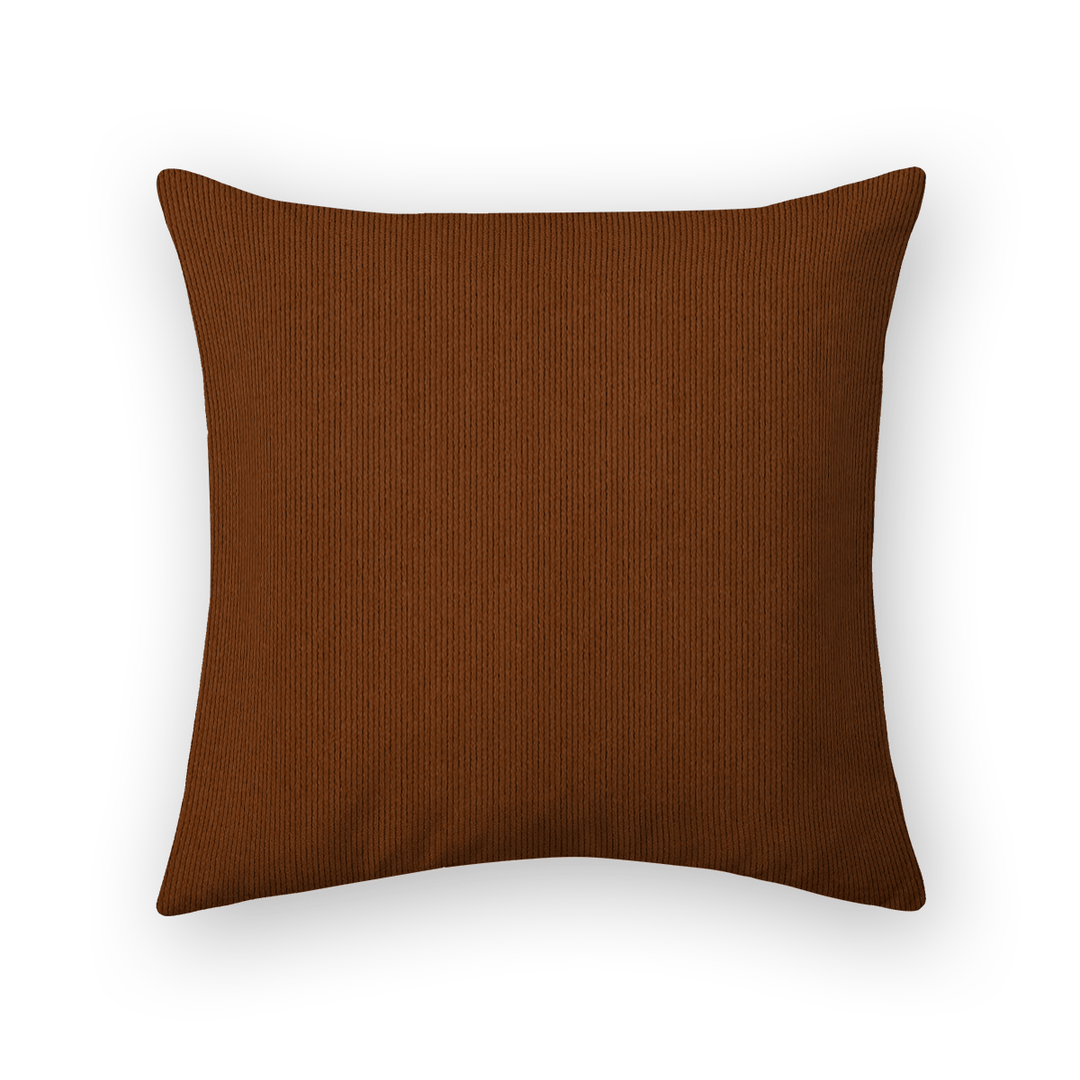 Solid Plain Corduroy Throw Pillow - Regale Rame