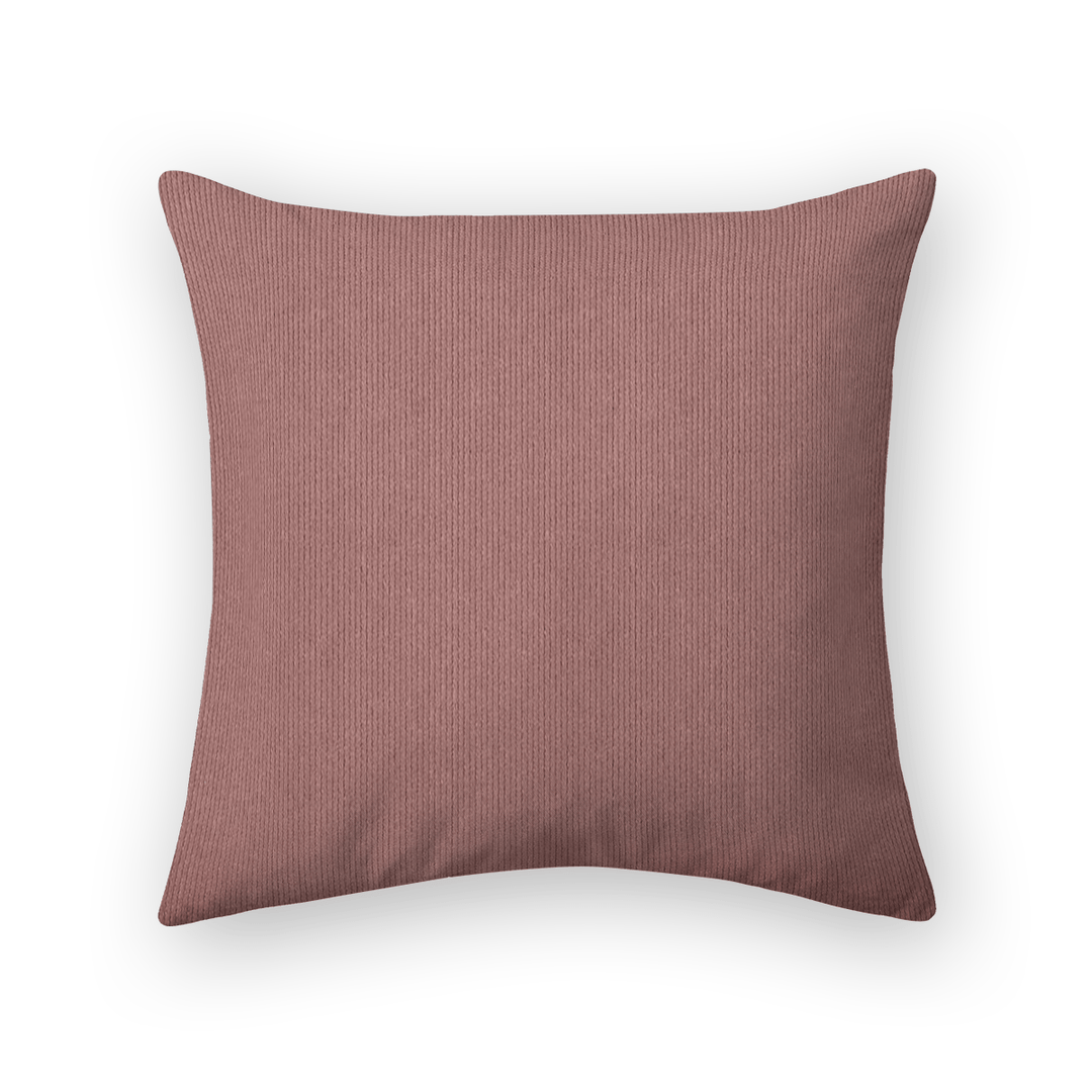 Solid Plain Corduroy Throw Pillow - Regale Rosae