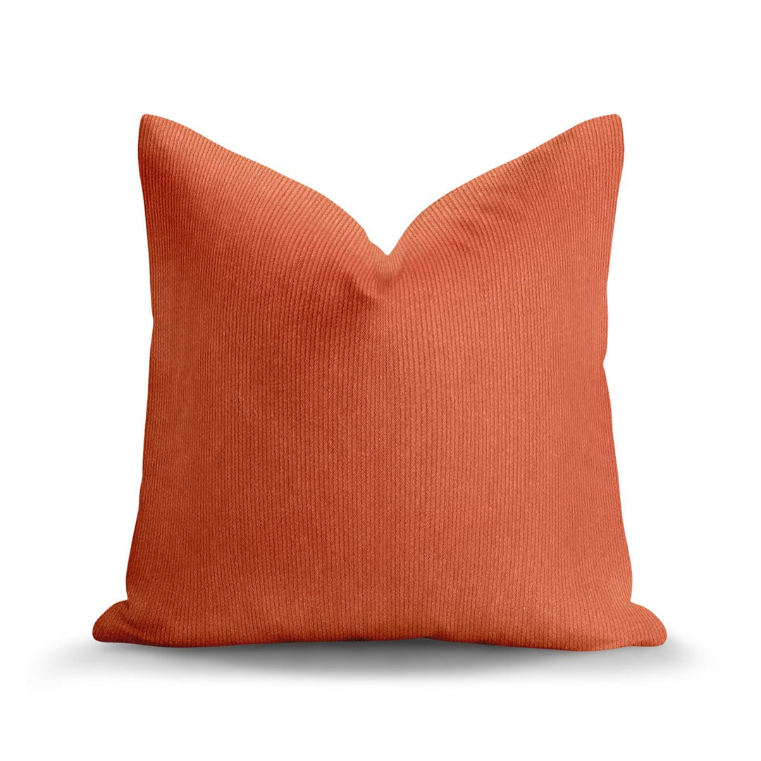 Solid Plain Corduroy Throw Pillow - Regale Scintilla