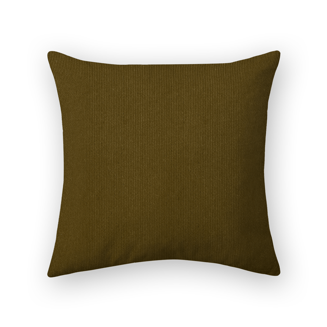 Solid Plain Corduroy Throw Pillow - Regale Selva