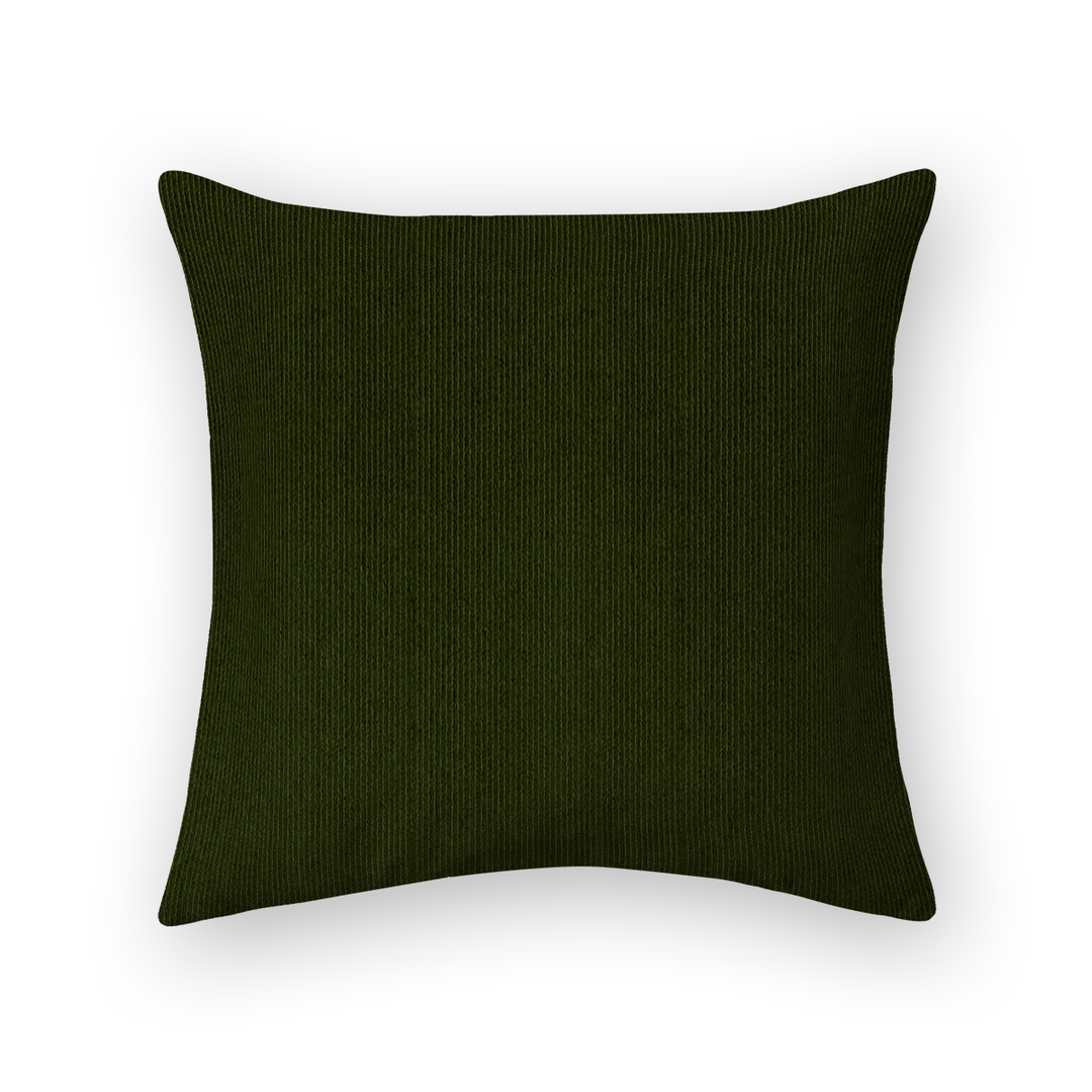 Solid Plain Corduroy Throw Pillow - Regale Verdea