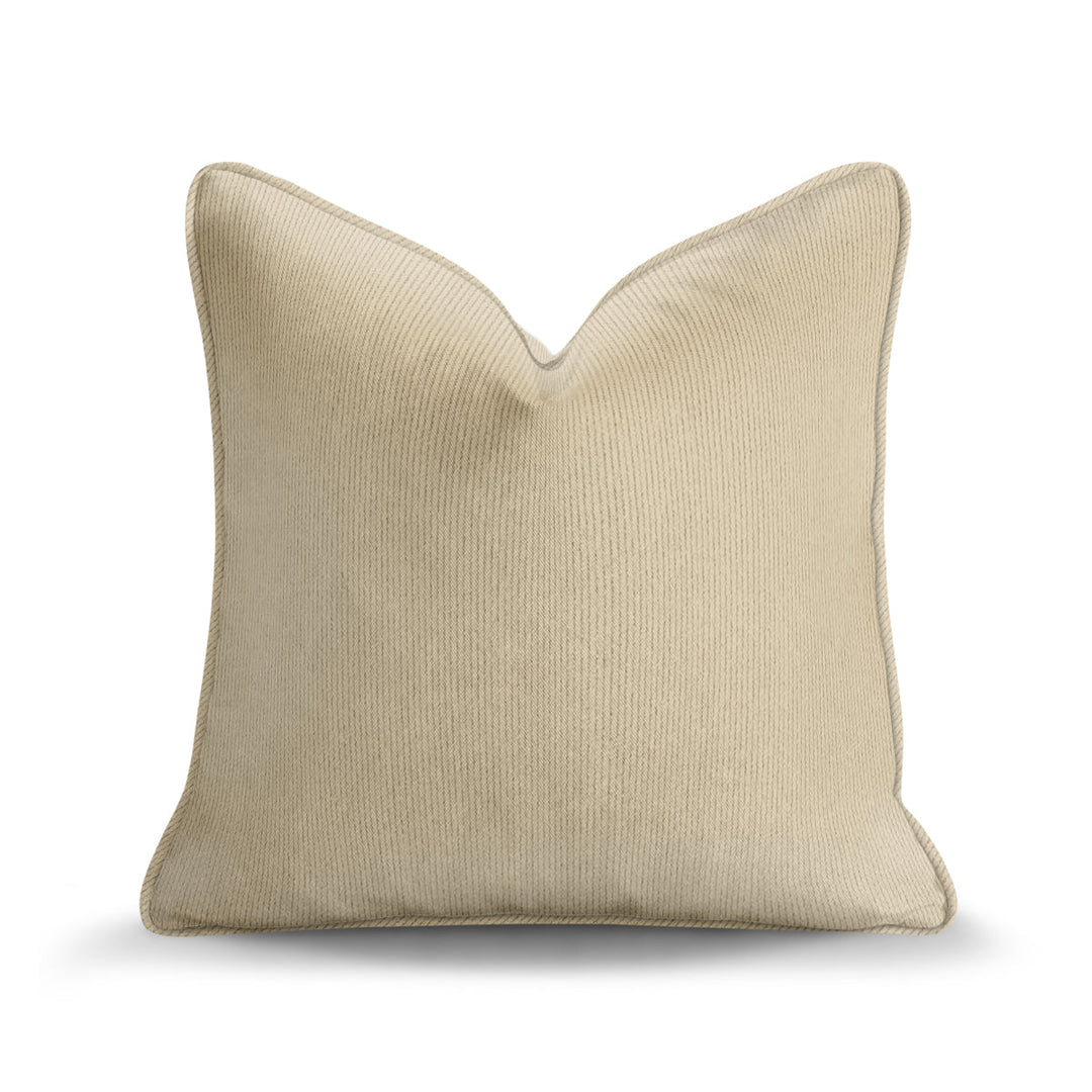 Solid Plain Curduroy Throw Pillow - Regale Selene