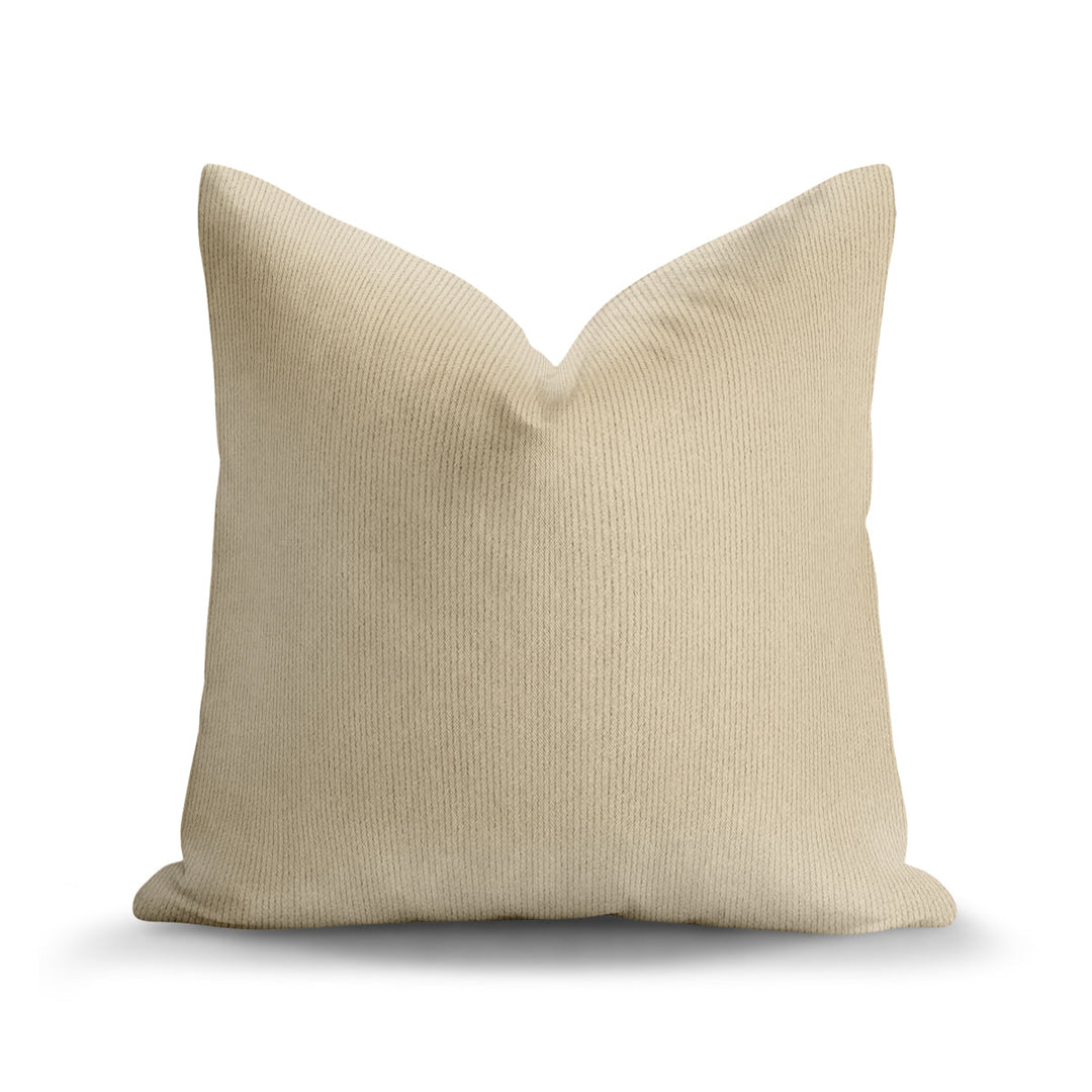 Solid Plain Curduroy Throw Pillow - Regale Selene