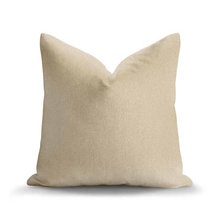 Solid Plain Curduroy Throw Pillow - Regale Selene