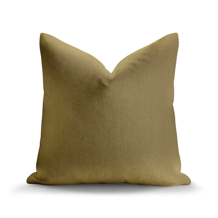Solid Plain Curduroy Throw Pillow - Regale Thalia