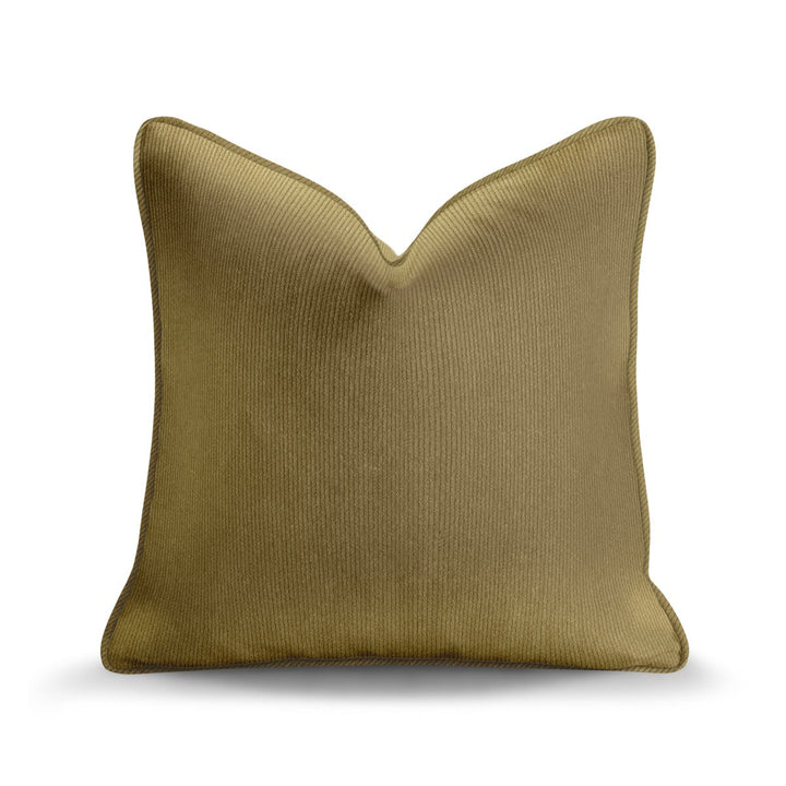 Solid Plain Curduroy Throw Pillow - Regale Thalia