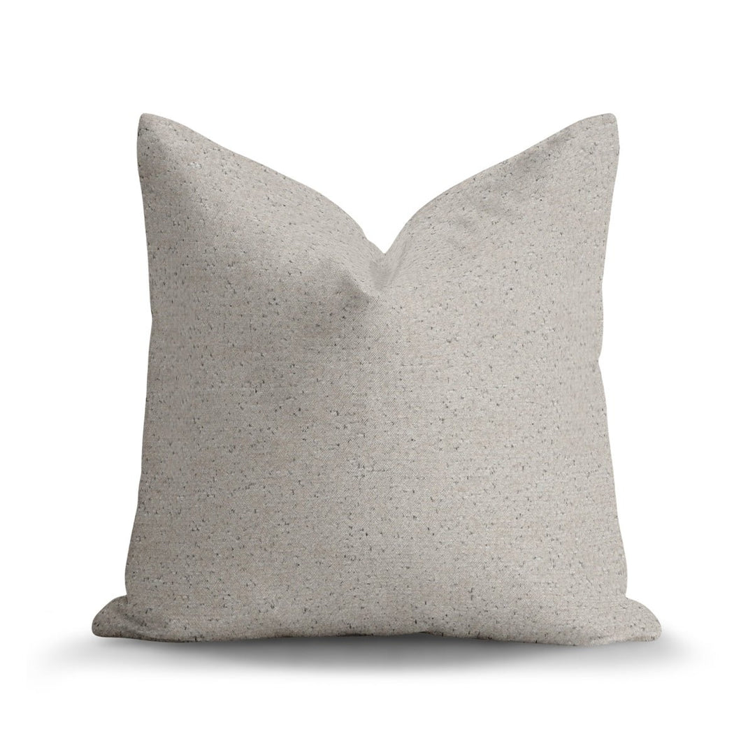 Solid Plain Throw Pillow - Esin Taupe