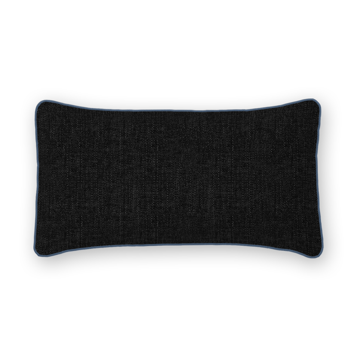 Solid Tweed Lumbar Pillow