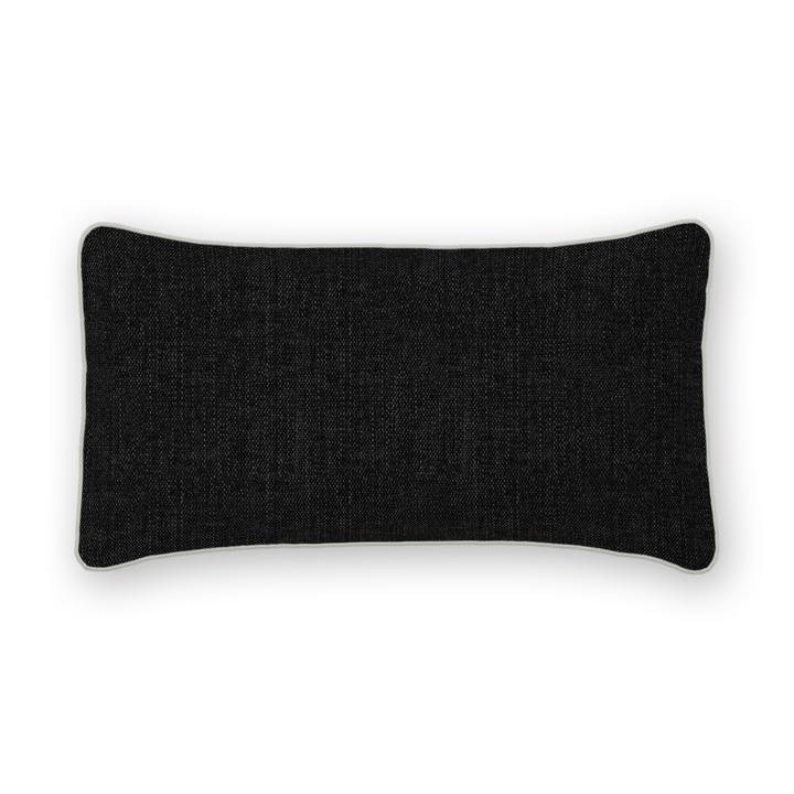 Solid Tweed Lumbar Pillow