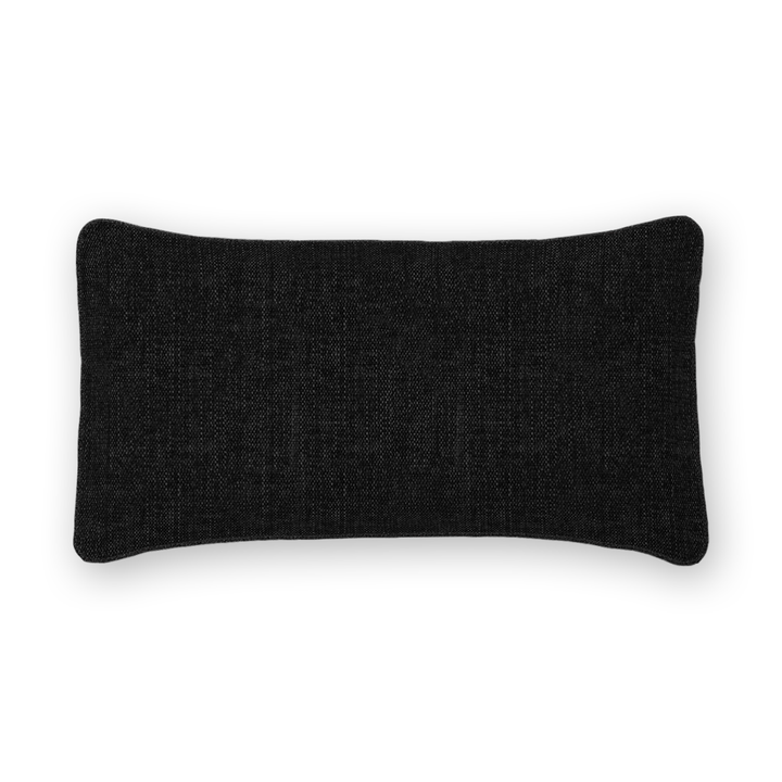 Solid Tweed Lumbar Pillow