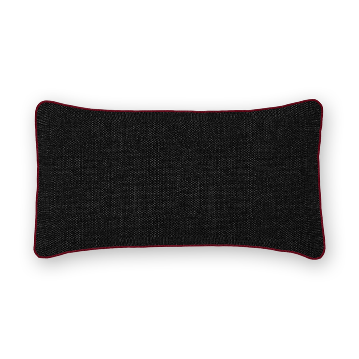 Solid Tweed Lumbar Pillow