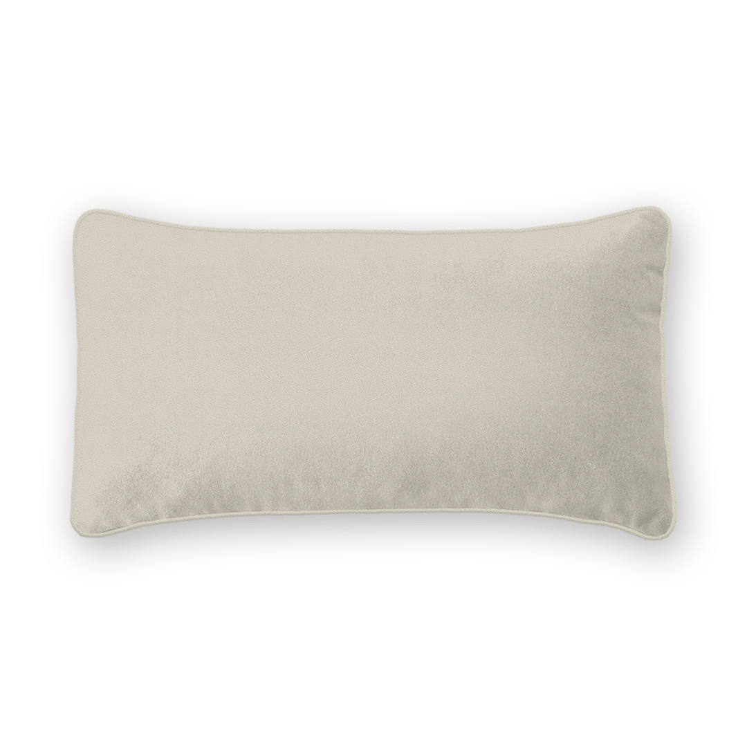 Solid Velvet Lumbar Pillow