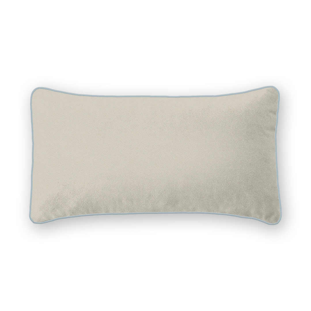 Solid Velvet Lumbar Pillow