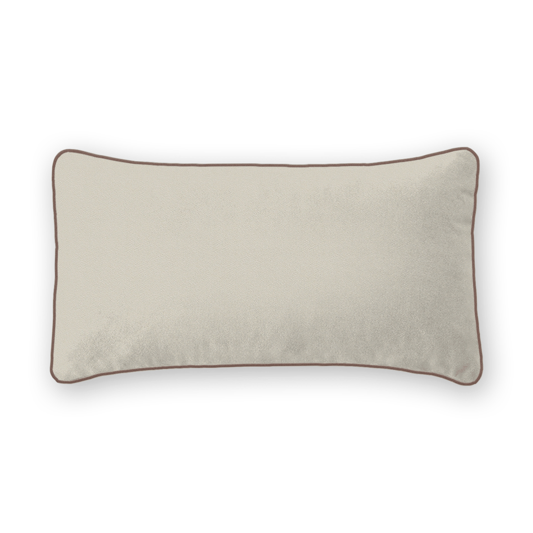 Solid Velvet Lumbar Pillow