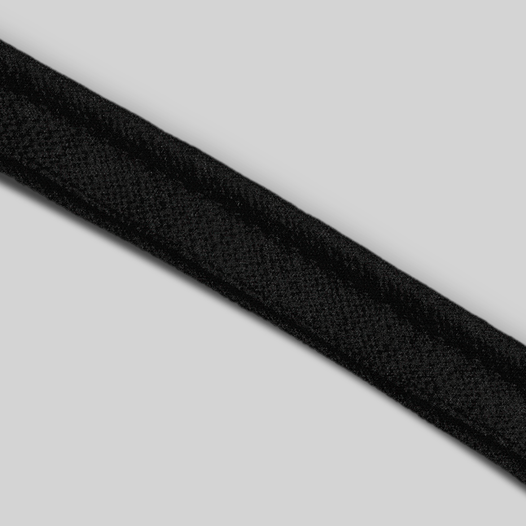 Solid Velvet Welt Sample in Black