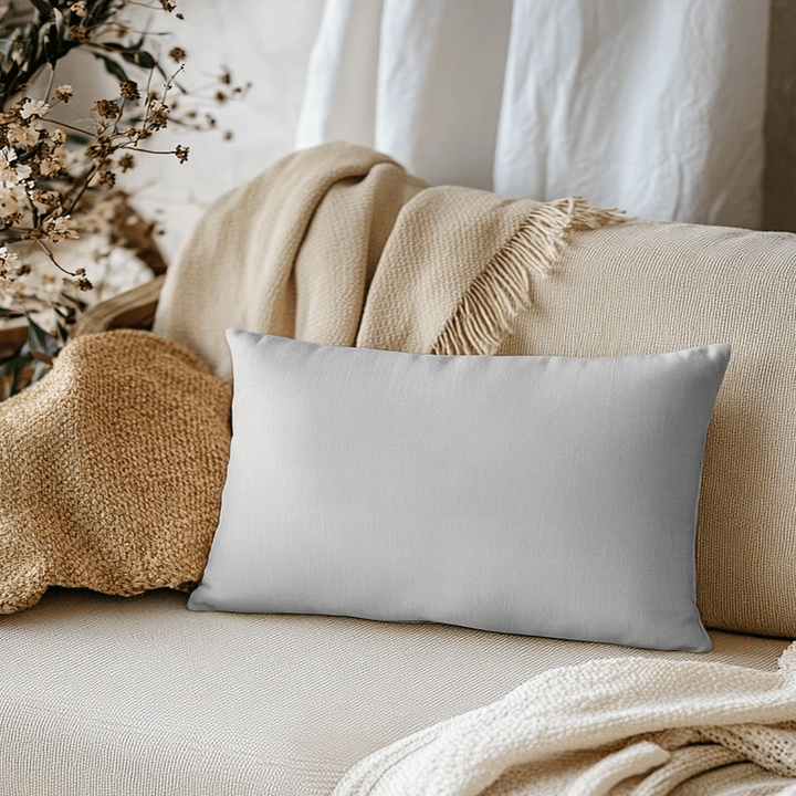Solid Vinyl Lumbar Pillow