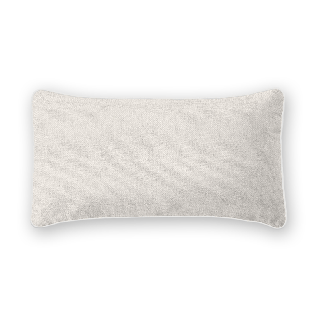 Solid Woven Lumbar Pillow