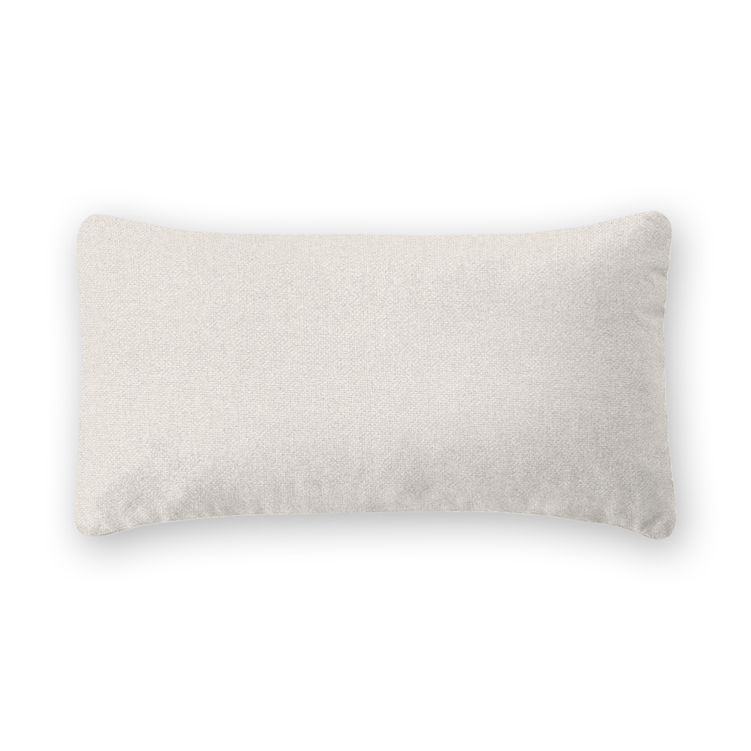 Solid Woven Lumbar Pillow