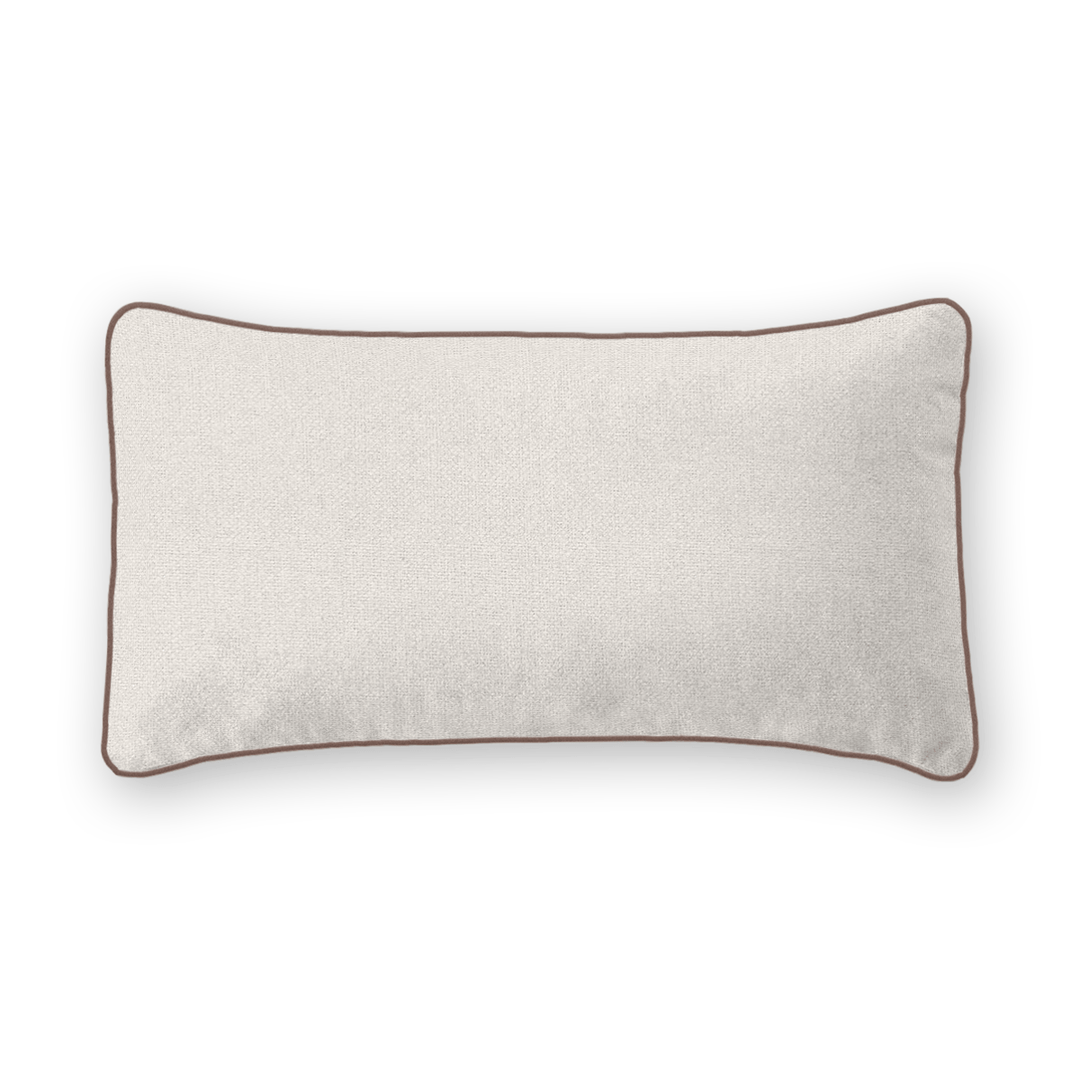 Solid Woven Lumbar Pillow