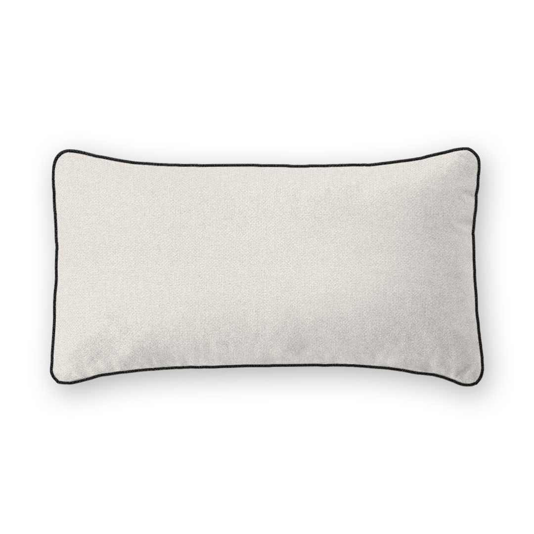 Solid Woven Lumbar Pillow