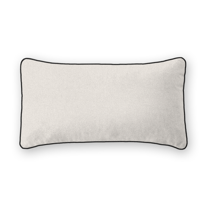 Solid Woven Lumbar Pillow