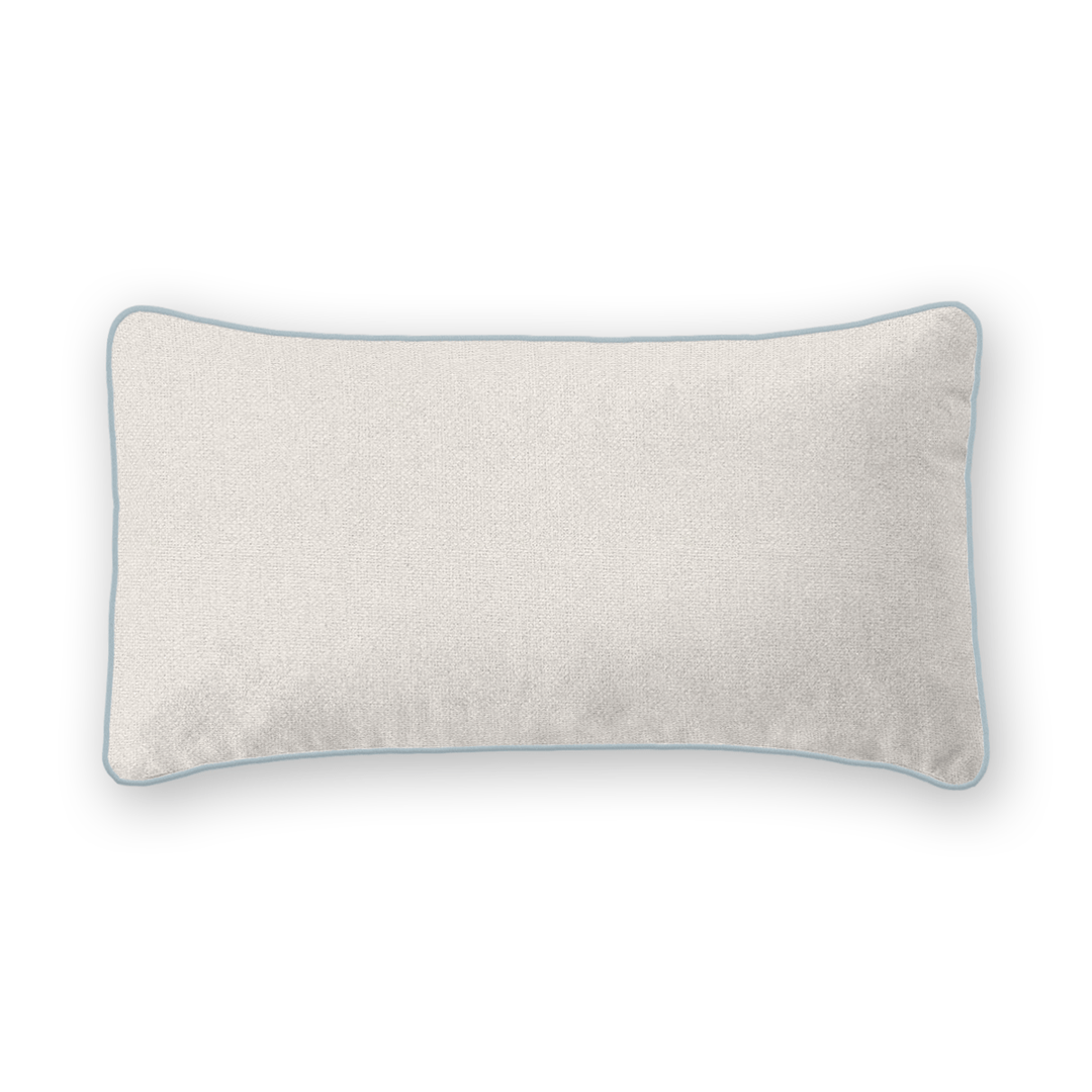 Solid Woven Lumbar Pillow