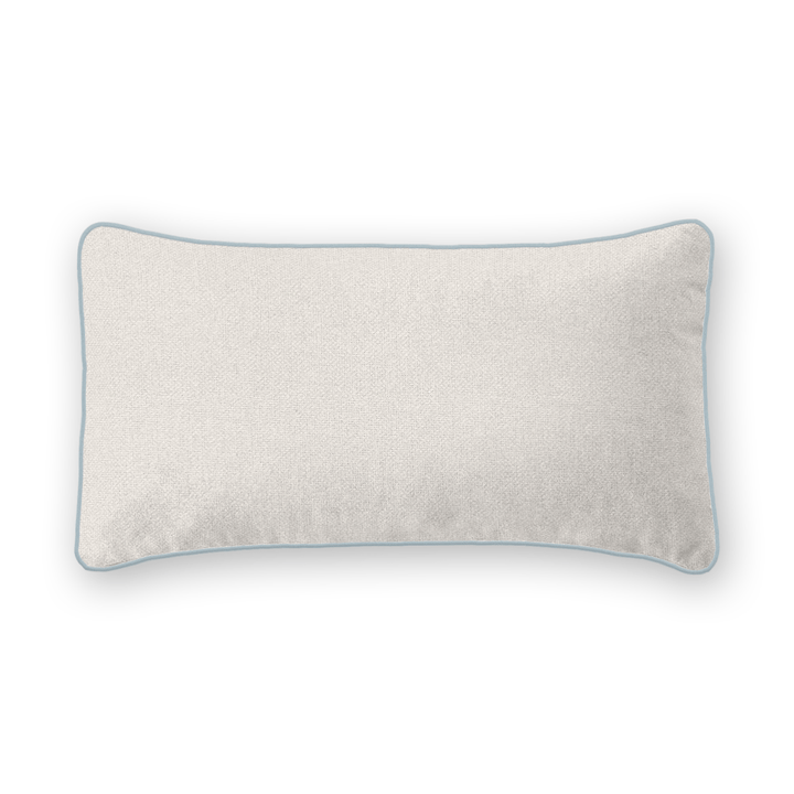 Solid Woven Lumbar Pillow