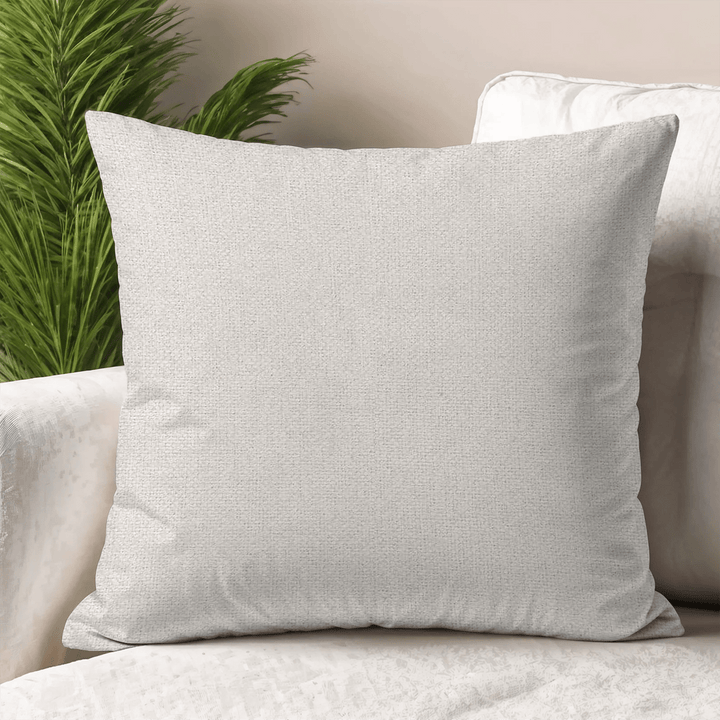 Solid Woven Throw Pillow