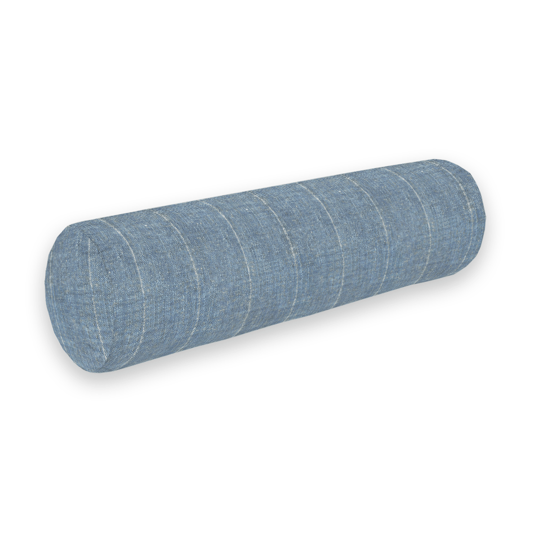 Stripe Linen Bolster Pillow
